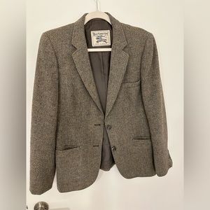 Vintage Burberry tweed blazer